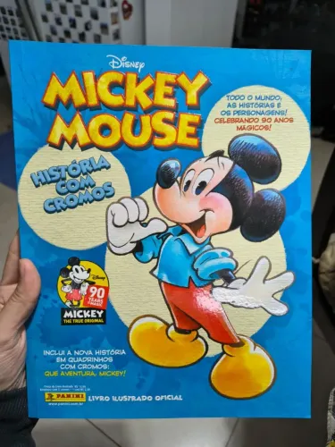 Álbum Mickey RARIDADE (História com cromos) sem Figurinhas