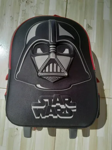 Mochila Darth Vader Star Wars com Rodinhas
