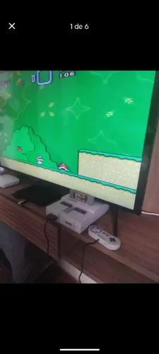 Super Nintendo com Jogo
