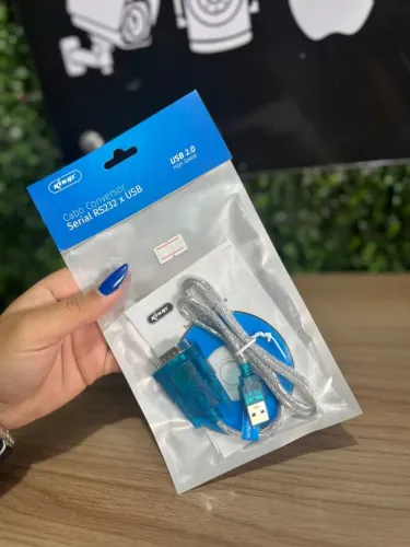 Cabo Conversor Serial RS232 x USB 2.0 KNUP 