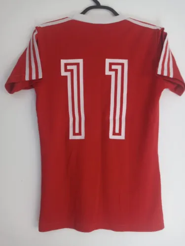 Camisa Bayern Munich Mundial Clubes 1976 #11 Jupp Kapelmann Jogo Certificada