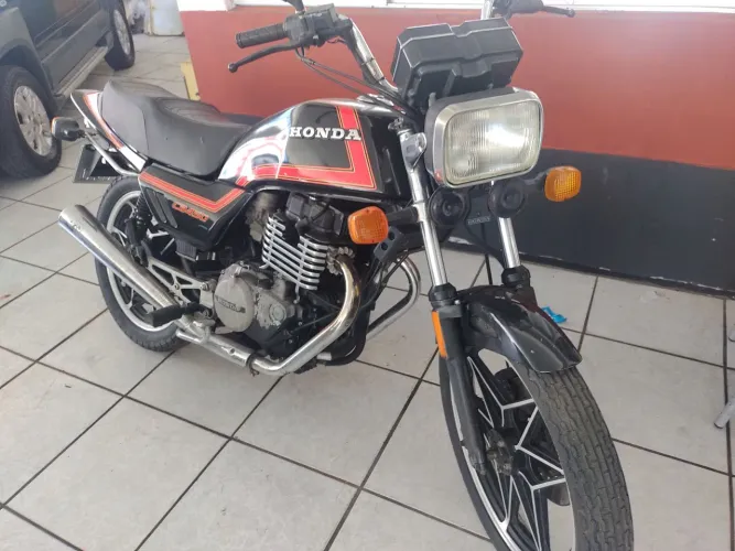 Honda CB 450 1985 Preta