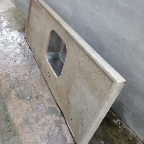 Pia de cozinha de mármore 