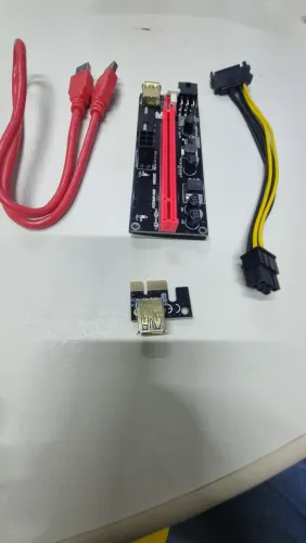 Placa PCI-E Riser para Mineração