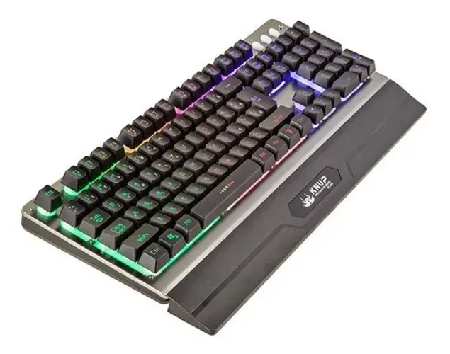 Teclado Semi Mecânico Knup KP-2040 RGB - WZetta