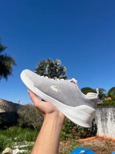 Tênis Lacoste Masculino Cinza