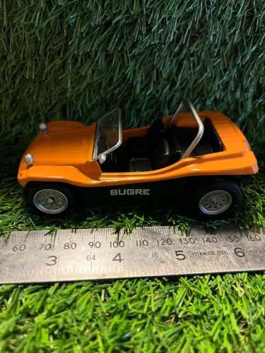 Miniatura Bugre 1 1972 - Carros Do Brasil Classicos 2 Laranja