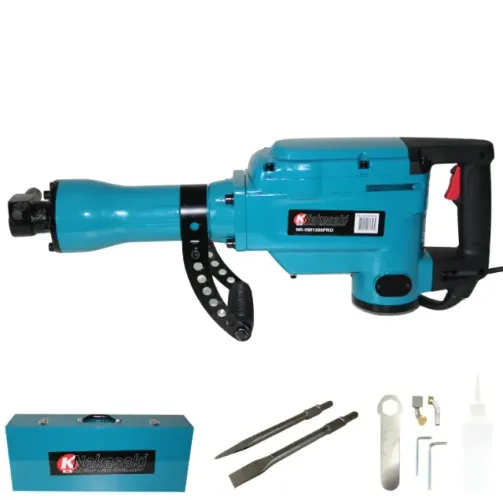 Martelete 15kg 1800w 220v + Talhadeira e Ponteira + Maleta para Transporte