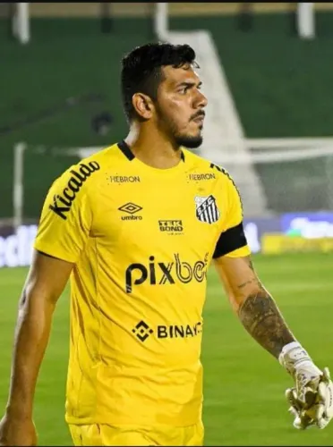 Camisa de Goleiro  Santos FC de Jogo