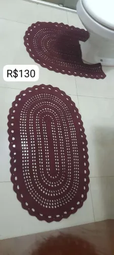 Jogo de banheiro em crochê ?