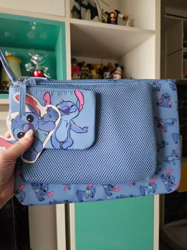 Conjunto de 3 bolsinhas/necessaire do Stitch