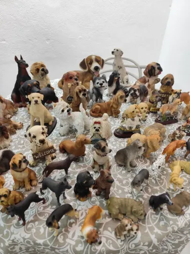 Coleção de Cachorros de resina - Decoração