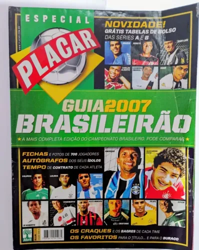Revista Placar - Guia 2007 Brasileirão - Item de Colecionador
