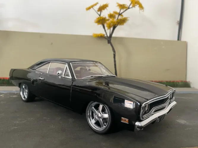 1970 Plymouth Road Runner Blackbird Street Fighter Gmp 1/18