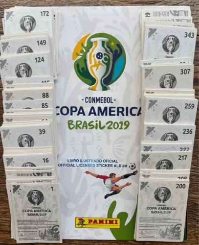 *Copa América - 2019 completo pra colar* Capa cartão - 250,00 Capa dura - 280,00