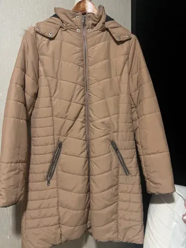 Casaco Feminino Bege com Capuz