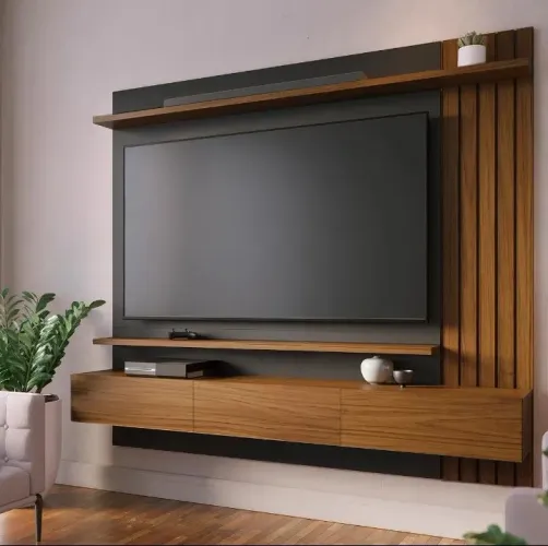 Painel preto fosco/Noce