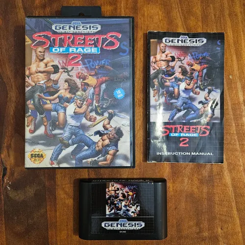 Streets of Rage 2 Sega Genesis Mega Drive Completo Original