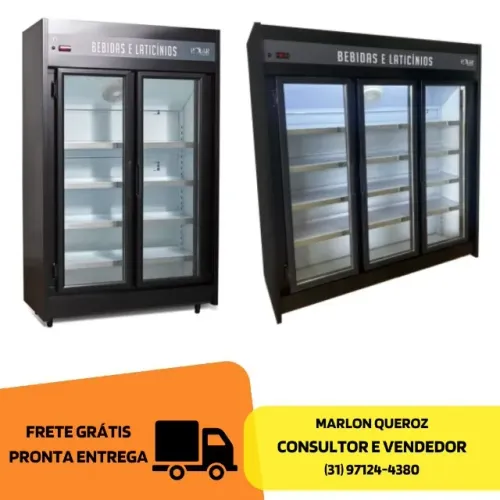 Refrigerado Auto Serviço 2/3 Portas PEVCA-127v/220v Polar