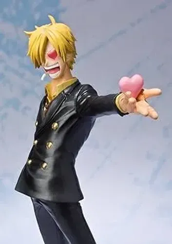 Figuarts ZERO One Piece Sanji New World Ver. Boneco Bandai chapéu de palha piratas