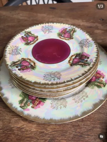 Jogo prato para bolo