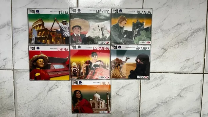 8 CDS DE MÚSICAS PELO MUNDO