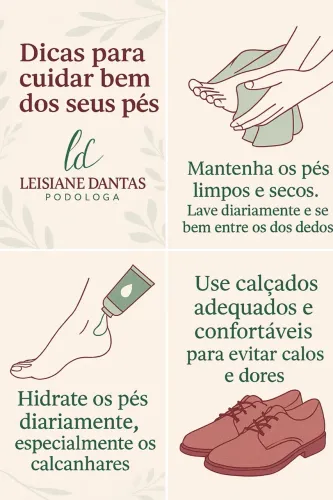 Dicas para cuidar dos pés - Podologia