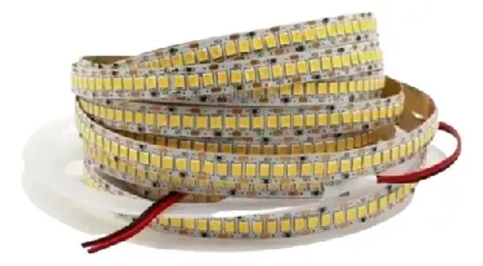 Fita LED 12V 5 Metros 240 LEDs/m Branco Quente 3000K | Modelo 2835 | 20W/m Luminosidade