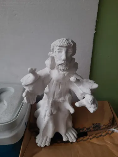 Peças em gesso para pintar