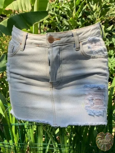 Mini Saia Jeans - Destroyed 