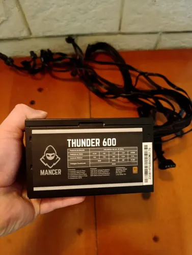 Fonte Mancer 600w 80 Plus Zerada 