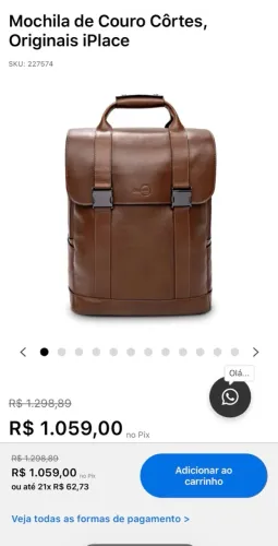 Mochila originais Iplace