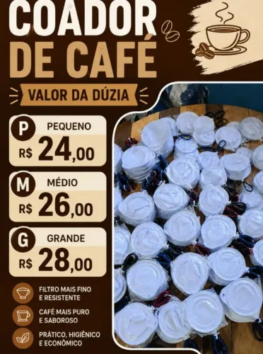 Coador de café.