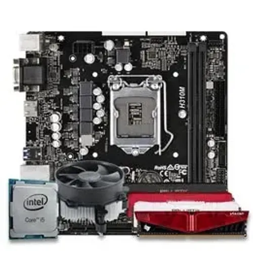PROCESSADOR INTEL i5-8500 8ª geração PLACA MÃE H310M 8GB RAM MANCER