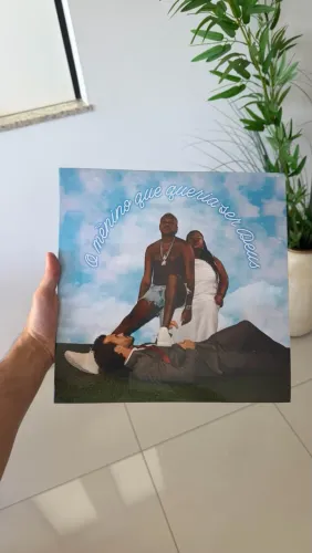 Disco de vinil LP Djonga - O Menino que Queria ser Deus - Três Selos Rocinante (2024)