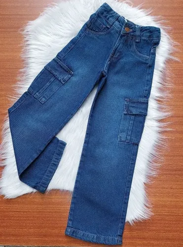 Calça jeans widleg infantojuvenil 12 anos