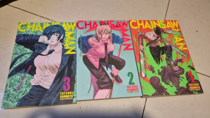 Mangá Chainsaw Man vol. 1 ao 3