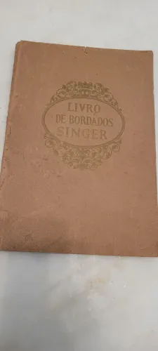 Livro de bordado singer