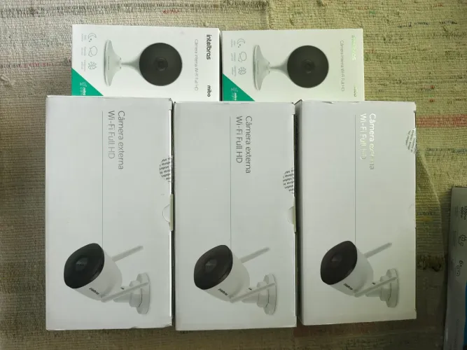 Kit 5 câmeras Intelbras