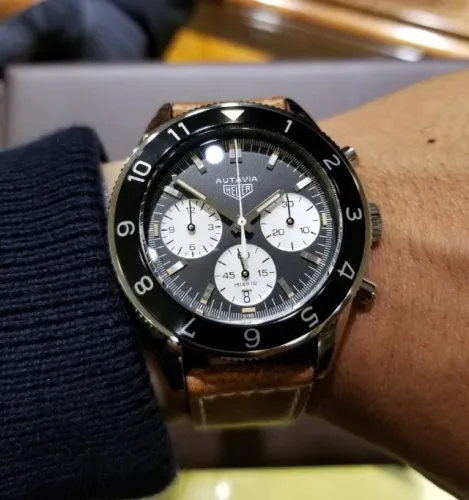 Relógio Tag Heuer Autavia Heuer Heritage Calibre 02 42mm Automático Original (Usado)