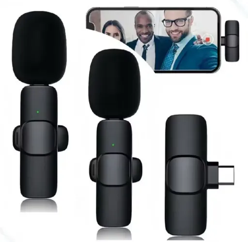 Microfone lapela influencer, 2 Microfone