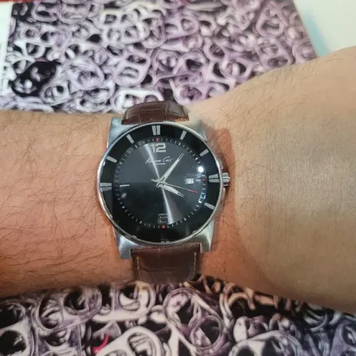 Relógio Kenneth Cole New York KC1831 Original 42mm Mostrador Preto Data