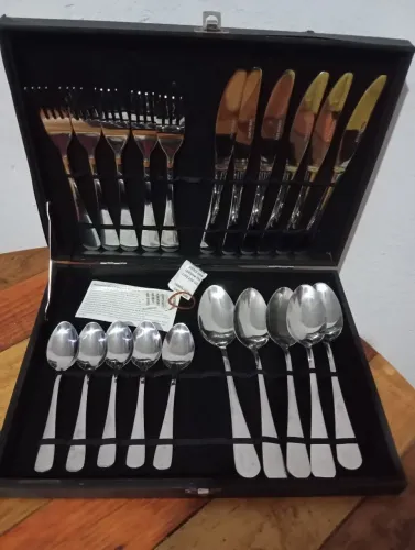 Jogo de talheres inox 