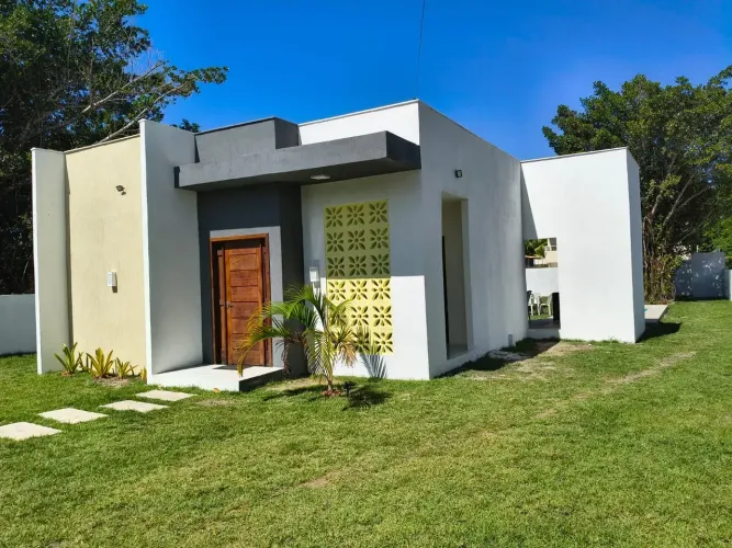 Linda Casa de Praia 3/4 c/ Suíte | 100% MOBILIADA | Térrea | Porto de Sauípe | Á 107 km de