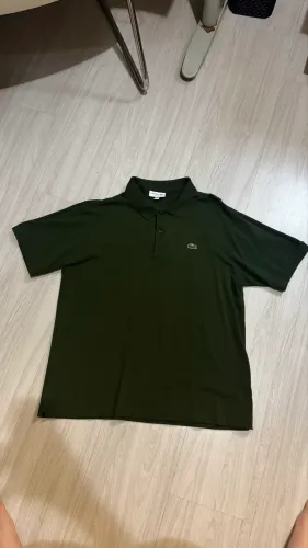 Camisa Polo Lacoste Original - Verde Musgo - Tamanho GG (XL)