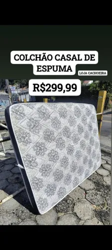 COLCHÃO DE CASAL DE ESPUMA