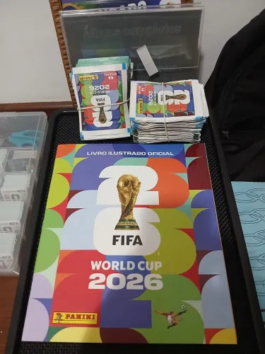 Album copa 2026 + 100 pacotinhos 