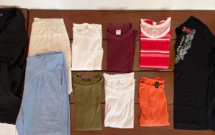 Peças de roupas valor simbólico