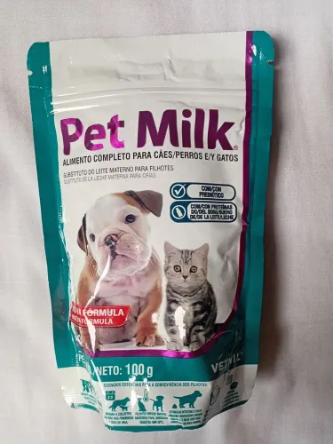 PET MILK ALIMENTO COMPLETO PARA CAES E GATOS FILHOTES