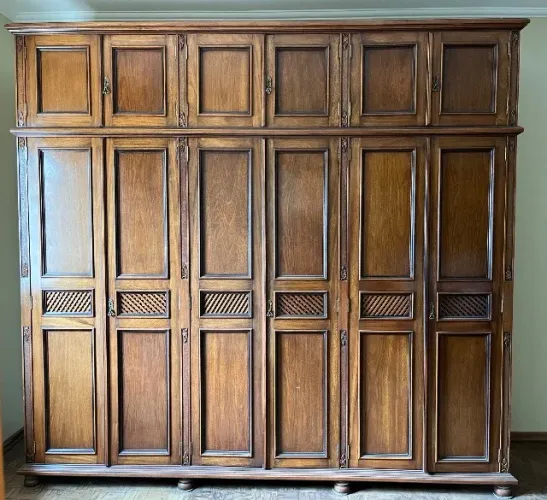 Guarda roupa madeira maciça 6 portas 
